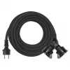 EMOS Prodlužka 2Z 15M 3x1,5 GUMA IP44 P0602