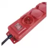 EMOS Prodlužka,4x2P+PE IP44,5M,guma/neopren,/P14151/
