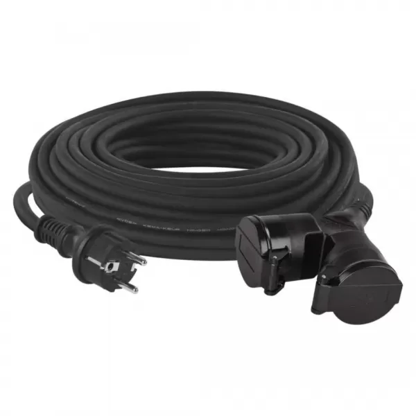 EMOS Prodlužka 2Z 25M 3x1,5 GUMA, IP 44 P0604