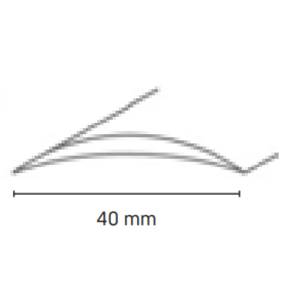 Přechod 40mm,samol,DP64/S dub 270cm