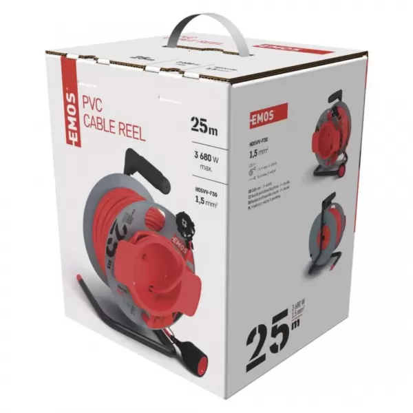 EMOS Buben 1Z 25m 1,5mm PVC P19125