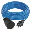 EMOS Počasí odolný prodlužovací kabel 10m/1 zásuvka/modrý/silikon/230V/1,5mm2 (P01410W)