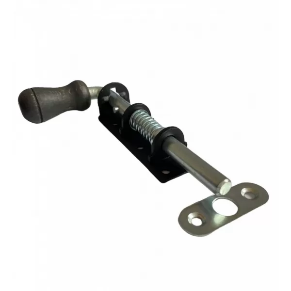 ADOBY WSPU 150c Zástrč pružinová s dřev. koncovkou černá 150x30mm