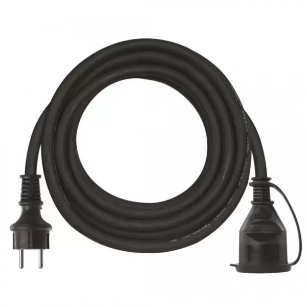 EMOS Prodlužka 1Z 5M 1,5mm guma P01705