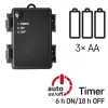 EMOS 120LED XMAS 3AA IP44 8,4M CW D4FC03