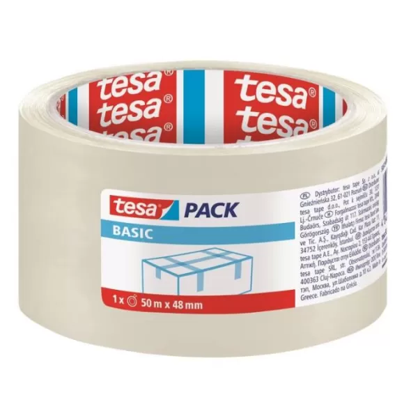Páska TESA balící Basic 50mx48mm transparentní