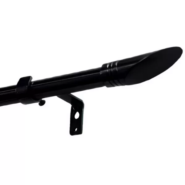 Záclonová souprava roztažitelná ELIPSA 16/19mm 190-340cm, černá