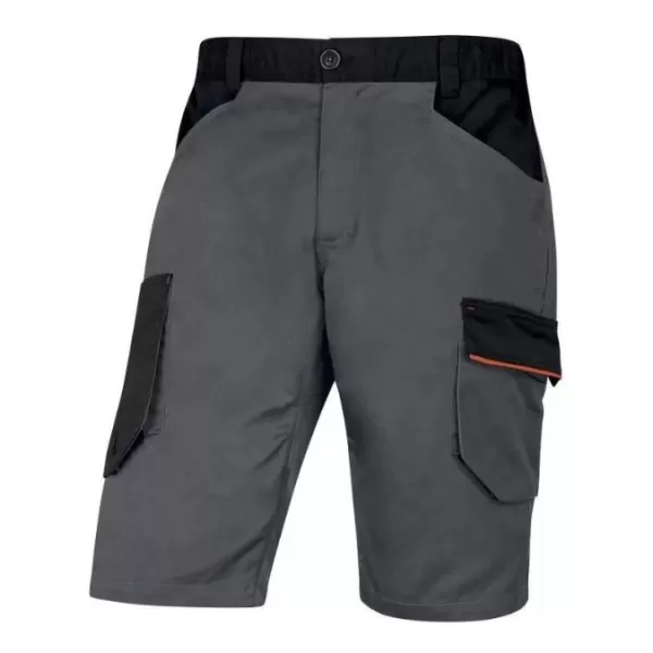 Bermudy pánské M2BE3 vel. 3XL - šedá-oranžová