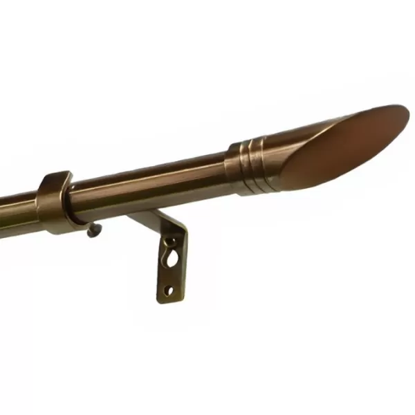 Záclonová souprava roztažitelná ELIPSA 16/19mm 190-340cm, antik bronz