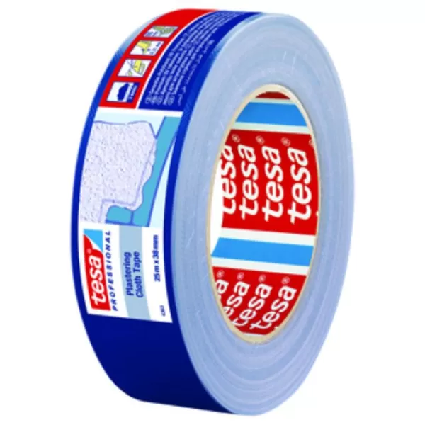 Páska TESA omítací textilní 25x38mm modrá