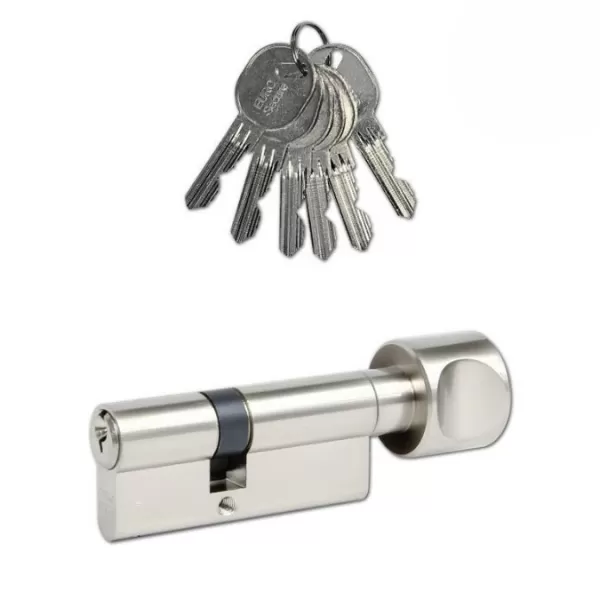 Vložka bezpečnostní s knoflíkem Euro Secure ES.K30/35 nikl BT3 blistr