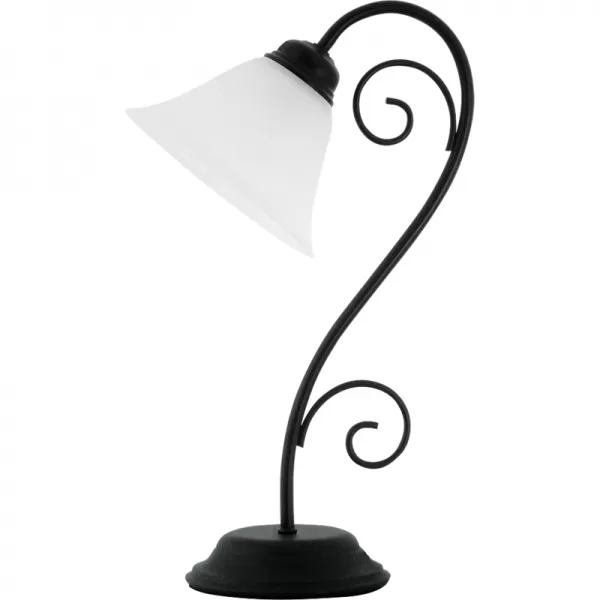 RABALUX 7812 Athen E14 40W IP20 matná černá/kamenné sklo