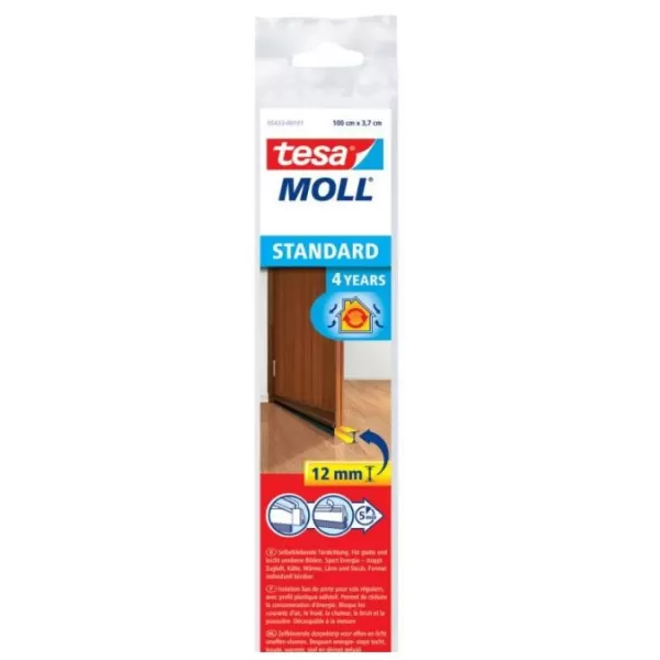 Lišta TESA těsnící-kartáč pod dveře 1mx37mm hnědá