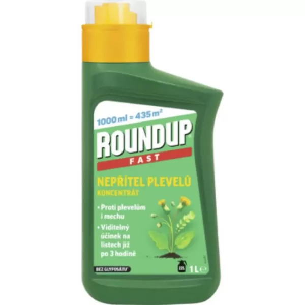 Roundup FAST / bez glyfosátu 1l koncentrát EVERGREEN