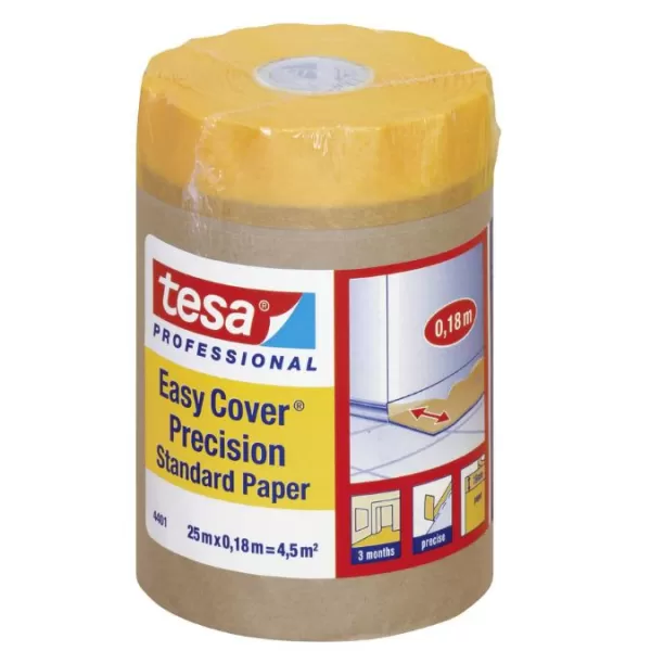 Papír TESA zakrývací EASY COVER Precision STABŃD 25mx180mm