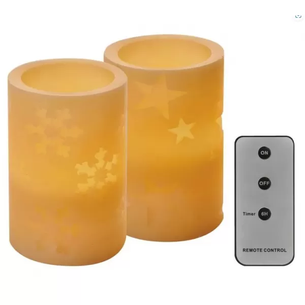 EMOS 2LED SET CAND FLICKER RC VNT DCCV14