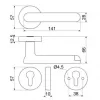 Klika chytrá SMART TOUCH HANDLE H.03.NIMAT na otisk prstu,hytrý telefon,pin kod