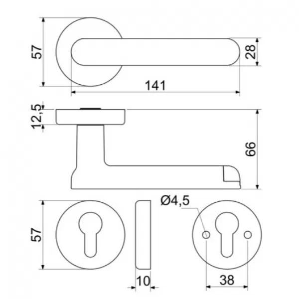 Klika chytrá SMART TOUCH HANDLE H.03.NIMAT na otisk prstu,hytrý telefon,pin kod