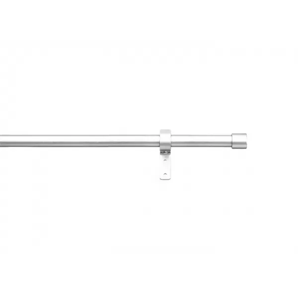Roztaž. záclonová souprava Basic 16/19mm 190-360cm stříbrná