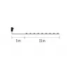 EMOS 150LED XMAS NANO IP44 15M G CW D3AW05