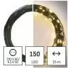 EMOS 150LED XMAS NANO IP44 15M G CW D3AW05