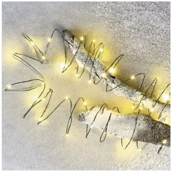 EMOS 150LED XMAS NANO IP44 15M G CW D3AW05