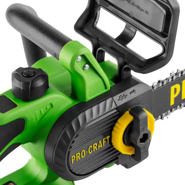PROCRAFT Aku řetězová pila PKA33 + pracovní rukavice polyuretanové odolné proti proříznutí, L GL-CPU