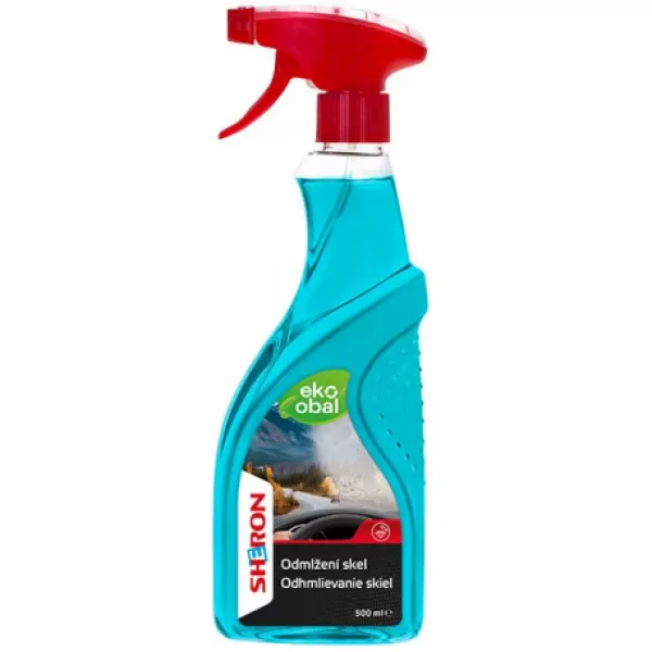 SHERON Odmlžení skel 500ml PET rozp.