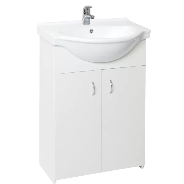 SIMPLE skřínka s umyvadlem bílá