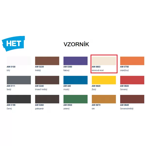 HET Akryl sl.kost mat 0603 0,7kg