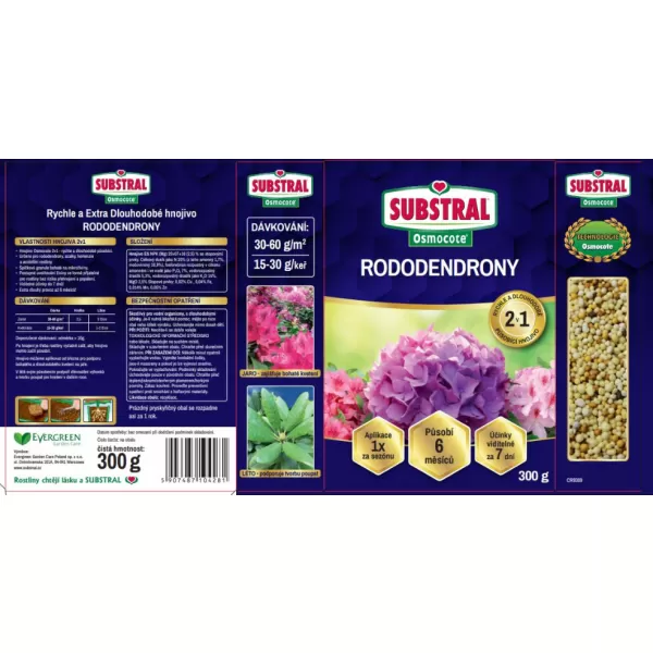 Substral Osmocote 2v1 - rododendrony 300g EVERGREEN