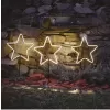 EMOS LED svítící zapichovací hvězdy, 61cm, venkovní a vnitřní, studená bílá (DCZC02)
