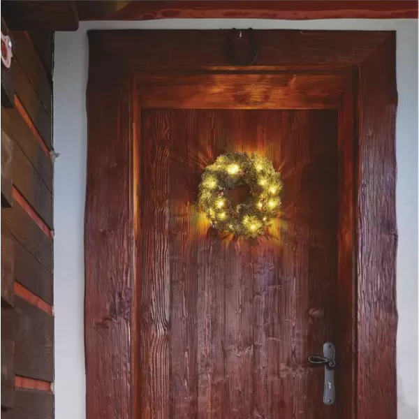 EMOS DCTW06 20LED XMAS WREATH DECO 2AA WW