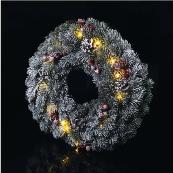 EMOS DCTW06 20LED XMAS WREATH DECO 2AA WW
