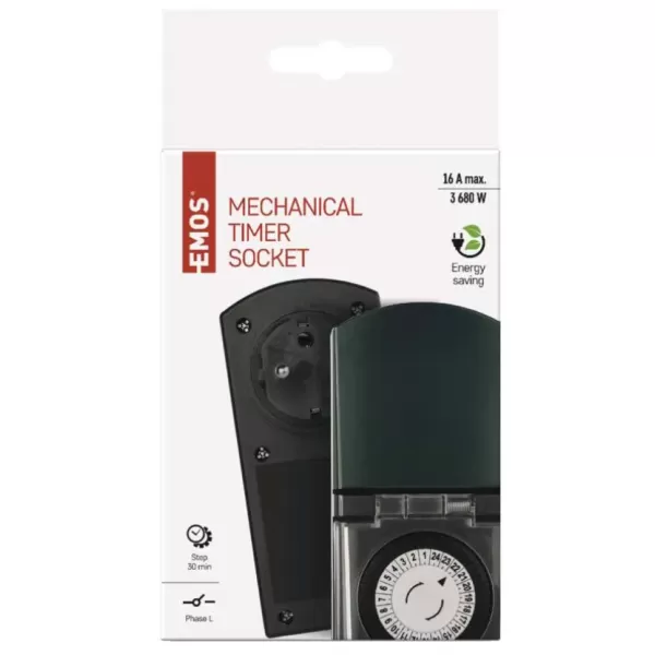 EMOS Zásuvka spínací mechanická P5508N