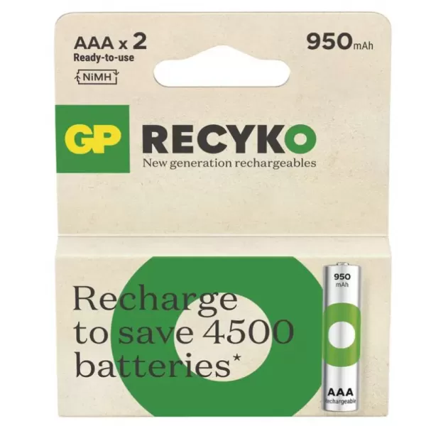 EMOS Baterie GP nabíjecí RECYKO 950 AAA B25112 2ks/bal