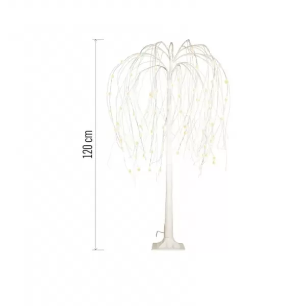 EMOS DCTW13 72 NANO LED TREE 120CM IP44-dekorace strom dřevěný