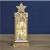 EMOS DCWW13 3LED XMAS WOOD STAR 2AA T WW-dekorace dřevěná hvězda