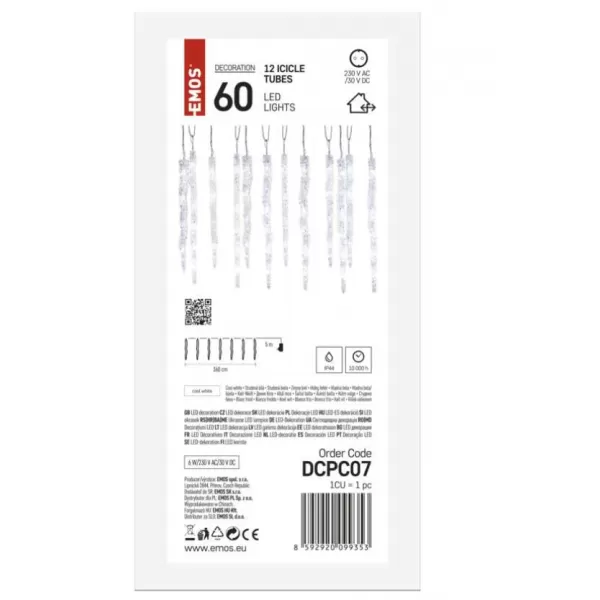 EMOS 12 ICICLE TUBES CW MF