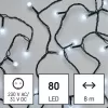 EMOS 80LED XMAS CHERRY TIMER 8m CW-světýlka