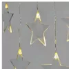 EMOS LED vánoční závěs – hvězdy, 45x84 cm, venkovní i vnitřní, teplá bílá (DCGW02)