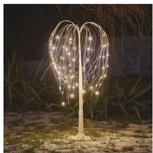 EMOS DCTW13 72 NANO LED TREE 120CM IP44-dekorace strom dřevěný