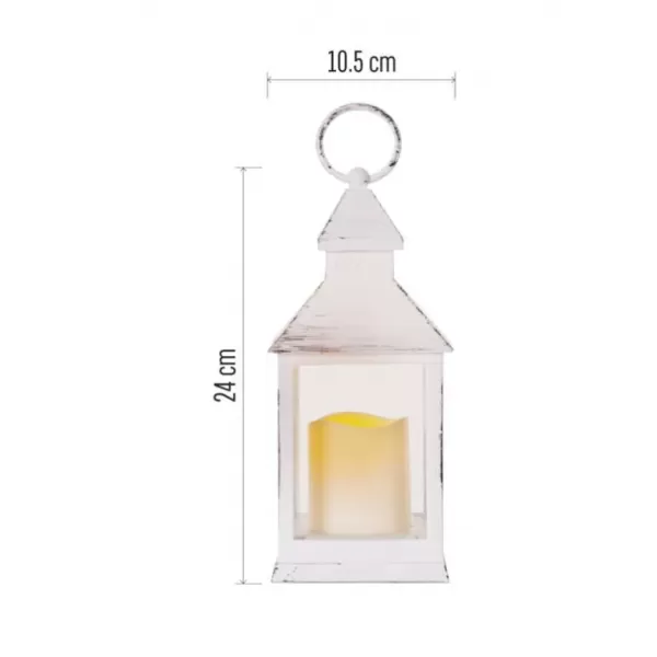 EMOS DCLV01 LANT.ANTIQUE 1 CAN FLICKER WHI-lucerna