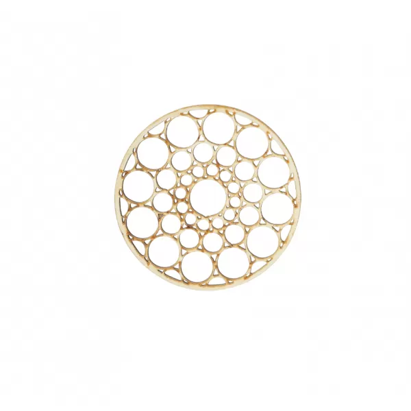 Podtácek dřevo mandala pr. 10 cm