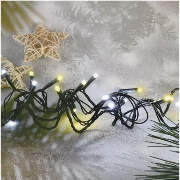 EMOS D4AN01 80LED XMAS CLS TIMER 8M WW/CW-osvětlení vánoční