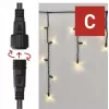 EMOS D2CW03 PROFI-CONN ICICLE 50LED 3M-BLACK-světýlka
