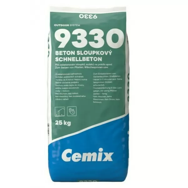 CEMIX 9330 Beton sloupkový 25Kg (48ks)