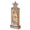 EMOS DCWW13 3LED XMAS WOOD STAR 2AA T WW-dekorace dřevěná hvězda