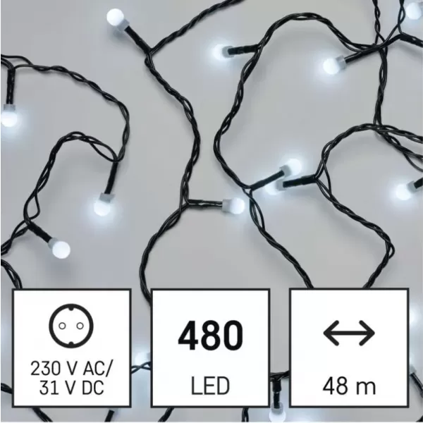 EMOS 480LED XMAS CHERRY TIMER 48m CW