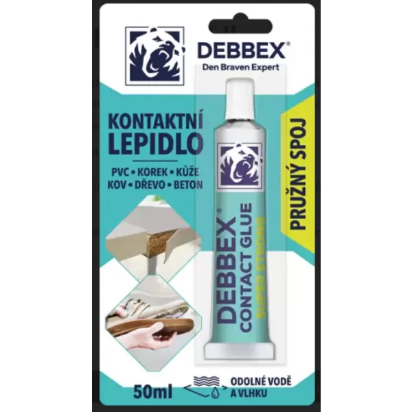 DENB Lepidlo kontaktní 50ml DEBBEX BLISTR